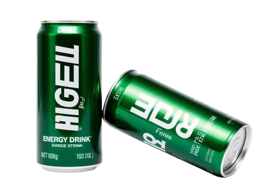 Energy drink can product mockup